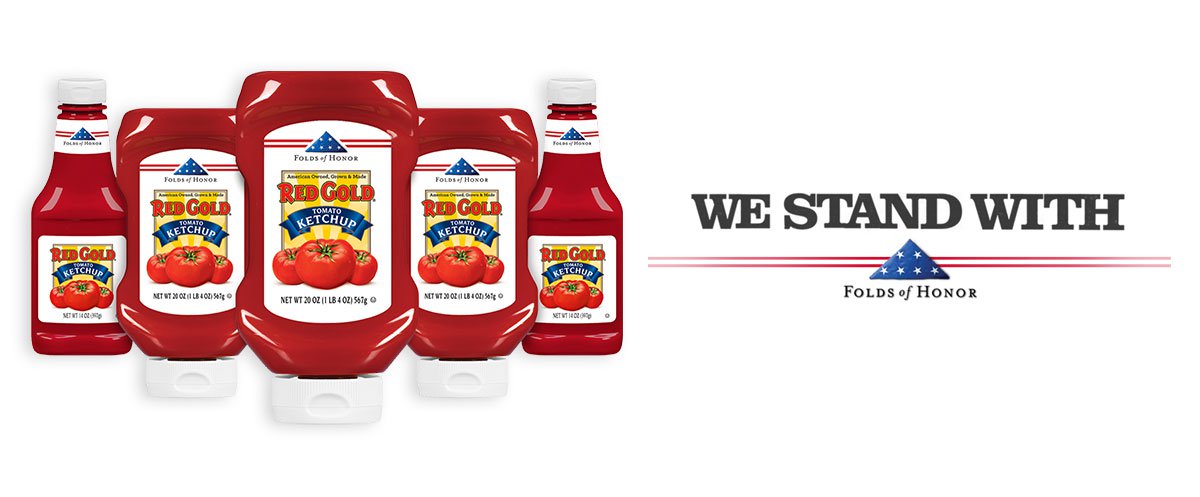 Why New Red Gold® Folds of Honor Ketchup Should Be on Your Tables