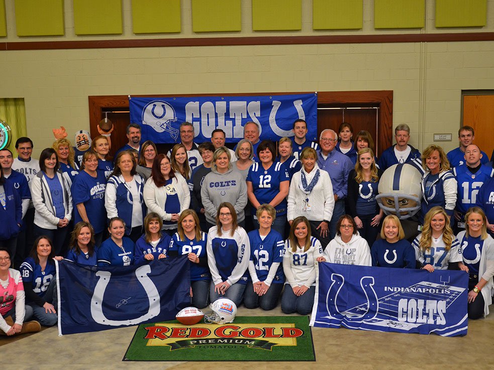 Go Colts! Day at Red Gold Corporate