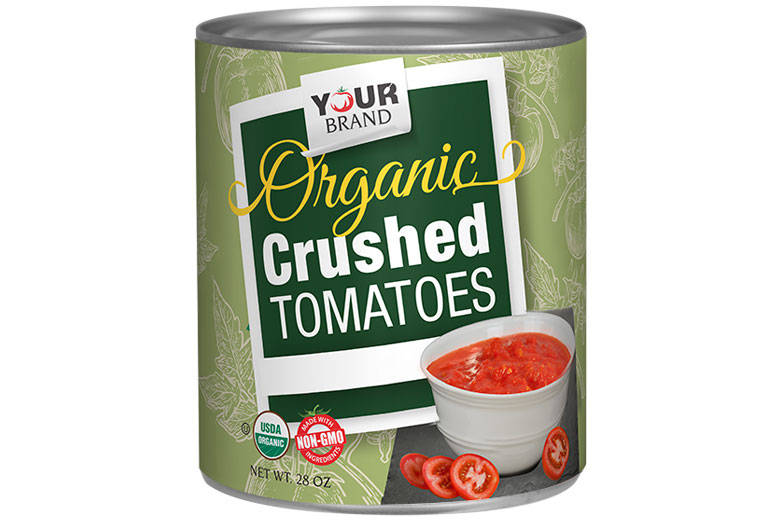 Red Gold Private-Brand-Organic-Crushed-Tomatoes-with-Basil