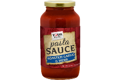 Red Gold Private Brand_M9P4_24oz Roasted Garlic and Herb Pasta Sauce - P Style