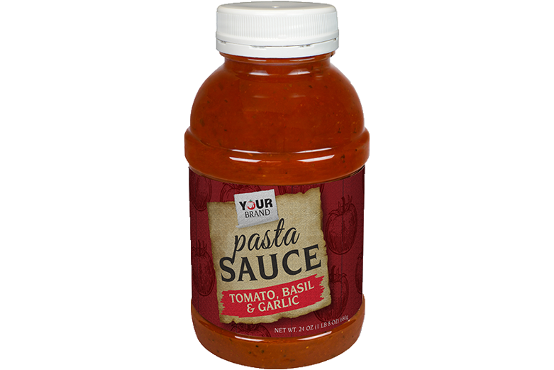 Red Gold Private Brand_MKP5_45 oz Tomato, Basil & Garlic Pasta Sauce - P Style