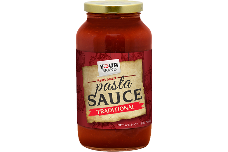 Red Gold Private Brands_MRP4_23.5oz Heart Healthy Pasta Sauce - P Style