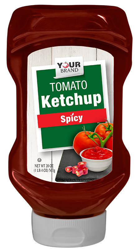 Red Gold Private Brand 20 oz Spicy Ketchup_YJ2U