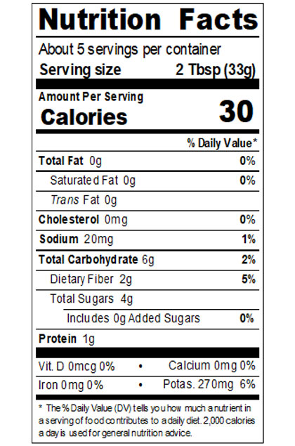 Your Brand 6 oz Tomato Paste Nutrition