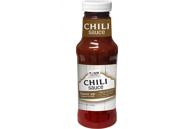 Private Brand_KS12_PetBottle_12 oz Chili Sauce Made with Sugar
